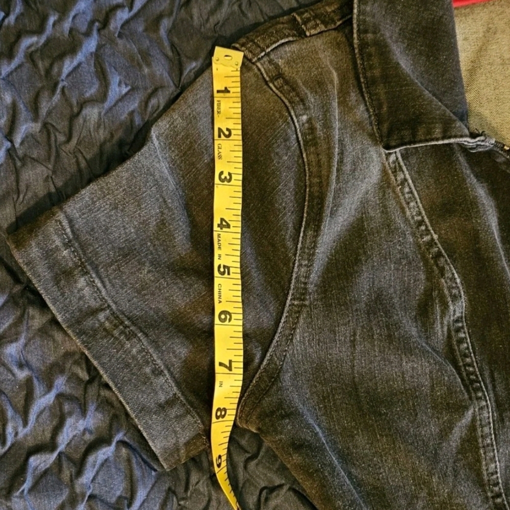 Black Jean Jumpsuit-NWOT-Size Medium - Picture 11 of 16